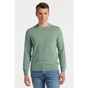 SVETR GANT COTTON FLAMME C-NECK zelená M