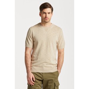 SVETR GANT COTTON FLAMME TEE DRY SAND2