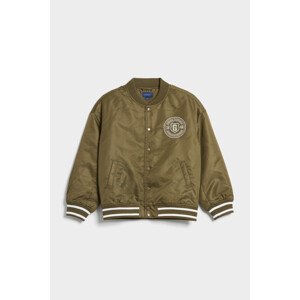 BUNDA GANT NEW HAVEN VARSITY JACKET zelená 134/140