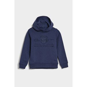 MIKINA GANT TONAL ARCHIVE SHIELD HOODIE modrá 176