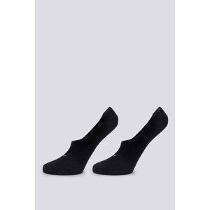 PONOŽKY GANT INVISIBLE SOCKS 2-PACK černá 43/45