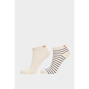 PONOŽKY GANT BRETON STRIPE ANKLE SOCKS 2-PACK bílá 36/38