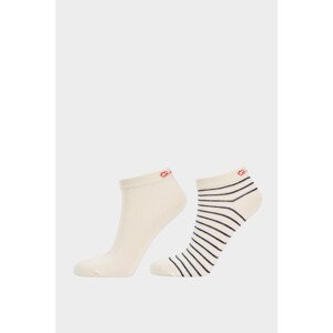 PONOŽKY GANT BRETON STRIPE ANKLE SOCKS 2-PACK bílá 39/41