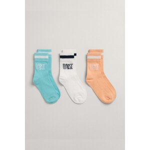 PONOŽKY 3-PACK GANT SOCKS 3-PACK oranžová 27/29