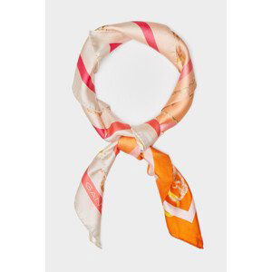 ŠÁTEK GANT SILK SCARF bílá None