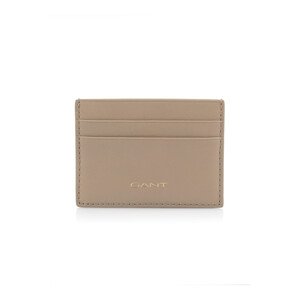 POUZDRO NA PLATEBNÍ KARTY GANT UNISEX. LEATHER CARD HOLDER hnědá None