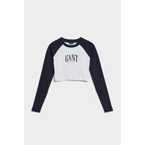 TOP GANT SLIM RAGLAN CONTRAST LS TOP modrá 170