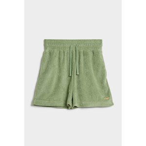 ŠORTKY GANT HIGH WAIST TOWELING SHORTS zelená 122/128