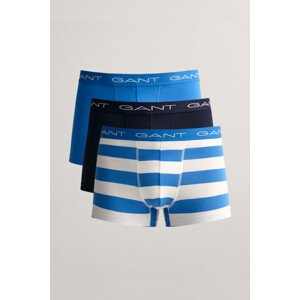 SPODNÍ PRÁDLO GANT RUGBY STRIPE TRUNK 3-PACK modrá M