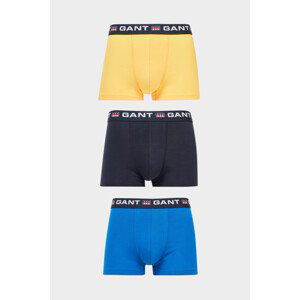 SPODNÍ PRÁDLO GANT RETRO SHIELD TRUNK 3-PACK modrá XXL