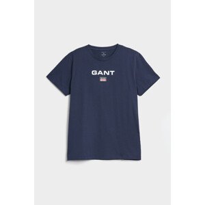 PYŽAMOVÉ TRIČKO GANT JERSEY C-NECK T-SHIRT modrá L