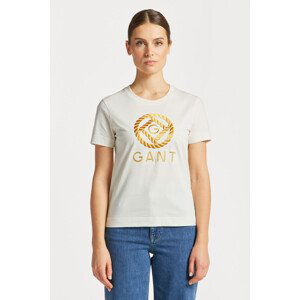 TRIČKO GANT ROPE ICON SS T-SHIRT bílá S