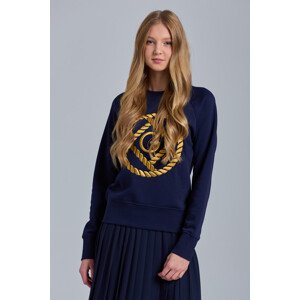 MIKINA GANT ROPE ICON C-NECK SWEAT modrá S