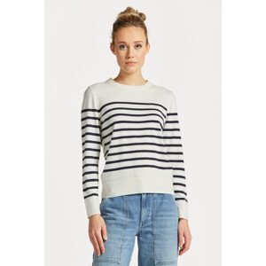 SVETR GANT LIGHT COTTON BRETON C-NECK bílá S