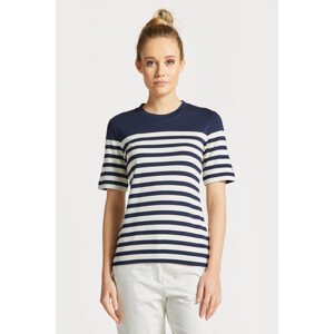 TRIČKO GANT STRIPED SS T-SHIRT modrá XS