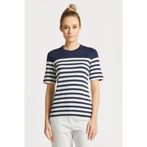 TRIČKO GANT STRIPED SS T-SHIRT modrá L