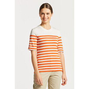 TRIČKO GANT STRIPED SS T-SHIRT oranžová XS