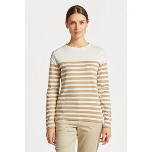 TRIČKO GANT STRIPED LS T-SHIRT hnědá S