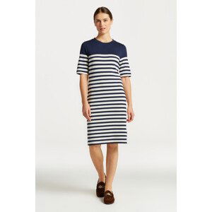 ŠATY GANT STRIPED SS T-SHIRT DRESS modrá M