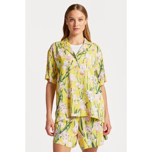 KOŠILE GANT REL IRIS PRINT SS PYJAMA SHIRT žlutá 38