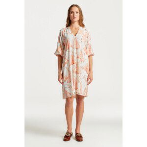 ŠATY GANT SAILING PRINT V-NECK DRESS bílá 34