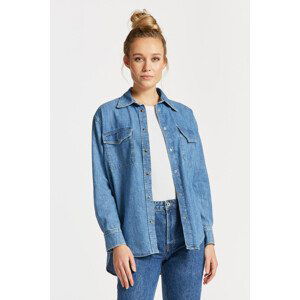 KOŠILE GANT RELAXED DENIM SHIRT modrá 36