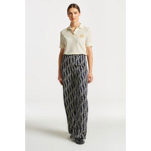 KALHOTY GANT CHAIN PRINT WIDE PANT modrá 46