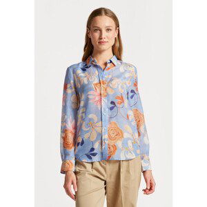 KOŠILE GANT REG FLORAL COT SILK SHIRT modrá 36