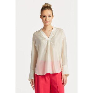 KOŠILE GANT RELAXED STAND COLLAR BLOUSE bílá 42