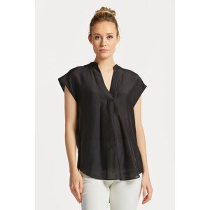 KOŠILE GANT REL SLEEVELESS STAND COLLAR BLOUSE černá 34