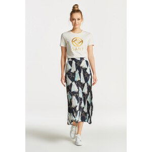 SUKNĚ GANT SALING PRINT PLEATED SKIRT modrá 40