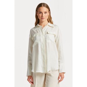 KOŠILE GANT RELAXED FLAP POCKET SHIRT bílá 34