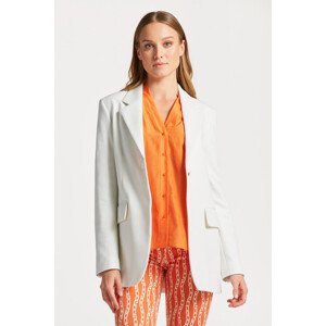 SAKO GANT REG JERSEY BLAZER bílá 36