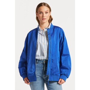 BUNDA GANT SATIN BOMBER modrá S