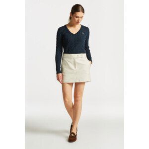 SUKNĚ GANT TEXTURED MINI SKIRT bílá 34