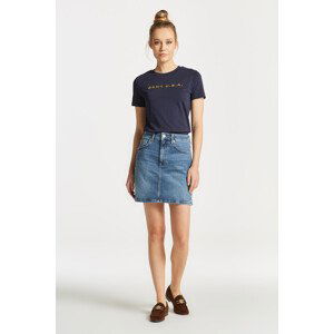 SUKNĚ GANT DENIM SKIRT modrá 38