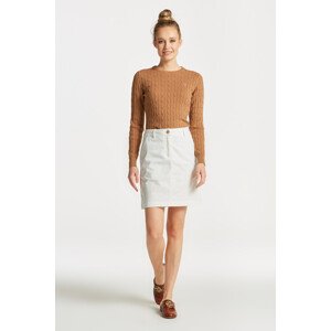 SUKNĚ GANT CHINO SKIRT bílá 40