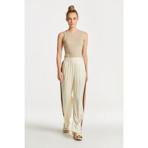 KALHOTY GANT RELAXED STRIPE PULL ON PANTS bílá 36