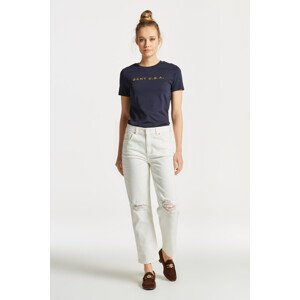 DŽÍNY GANT WHITE RELAXED JEANS bílá 26