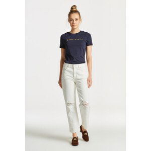 DŽÍNY GANT WHITE RELAXED JEANS bílá 28