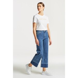 DŽÍNY GANT CROPPED WIDE JEANS modrá 26