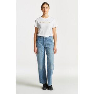 DŽÍNY GANT WIDE LEG CARGO JEANS modrá 30