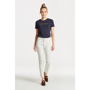 DŽÍNY GANT WHITE CROPPED SLIM JEANS bílá 27