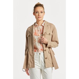 SAKO GANT RELAXED BELTED BLAZER hnědá M