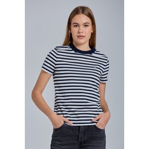 TRIČKO GANT D1. ICON G STRIPED SS T-SHIRT modrá S