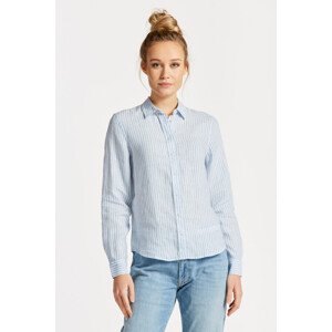 KOŠILE GANT REG LINEN STRIPE SHIRT modrá 34