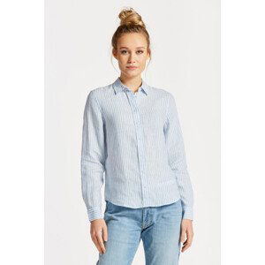 KOŠILE GANT REG LINEN STRIPE SHIRT modrá 38