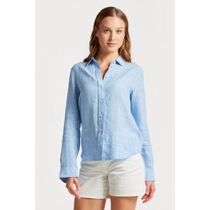 KOŠILE GANT REG LINEN CHAMBRAY SHIRT modrá 32