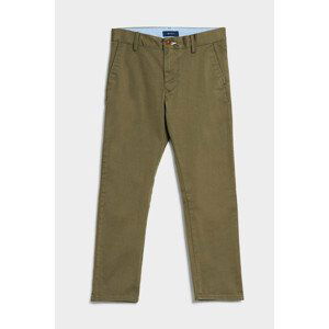 KALHOTY GANT REGULAR CHINOS zelená 122/128