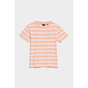 TRIČKO GANT RELAXED STRIPED T-SHIRT oranžová 110/116